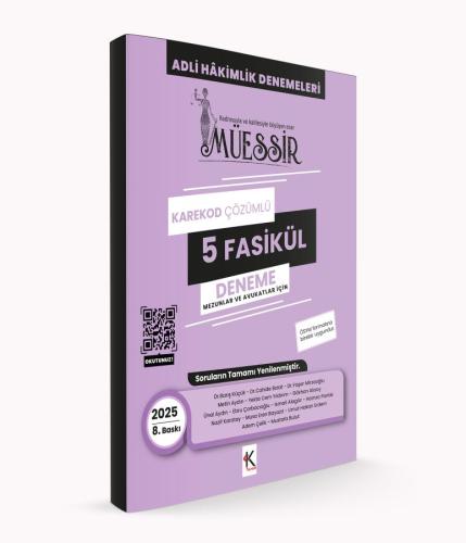 Müessir Adli Hakimlik Denemeleri- KAREKOD- CEVAPLI / 2025