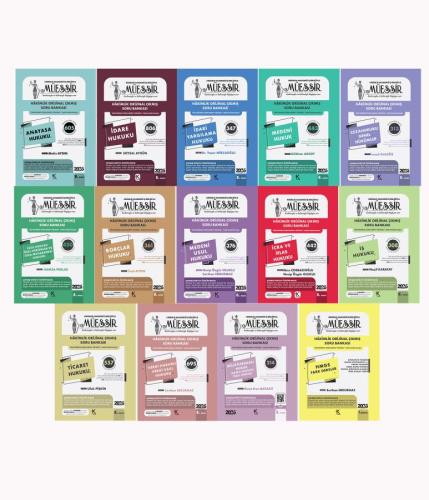 Müessir Adli Hakimlik + HMGS Çıkmış Soru Bankası Seti