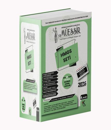 Müessir Adli Hakimlik + HMGS Çıkmış Soru Bankası Seti