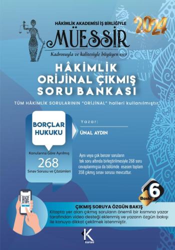 Müessir Adli-İdari Hâkimlik Borçlar Hukuku Soru Bankası