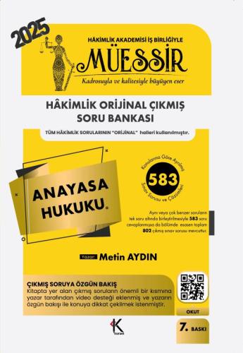 MÜESSİR Anayasa Hukuku Soru Bankası