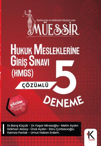 MÜESSİR Hukuk Mesleklerine Giriş Sınavına (HMGS) Hazırlık 5 Deneme Çöz