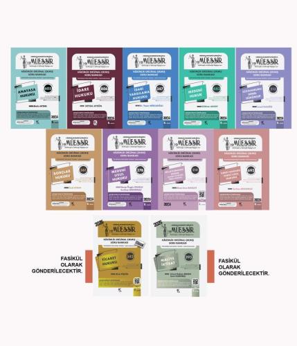 MÜESSİR İdari Hâkimlik Çıkmış Soru Bankası Seti - 2026