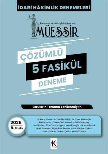 Müessir İdari Hakimlik Denemeleri-ÇÖZÜMLÜ/ 2025