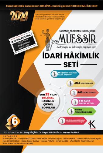 Müessir İdari Hâkimlik Soru Bankası 2024