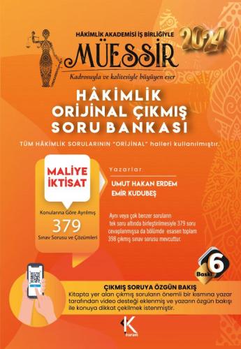 Müessir İdari Haklimlik Maliye - İktisat Soru Bankası
