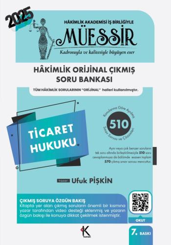 MÜESSİR Ticaret Hukuku Soru Bankası