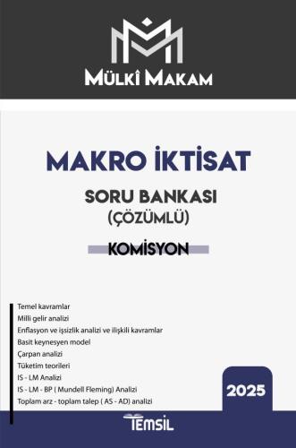 MÜLKİ MAKAM Makro İktisat Soru Bankası (Çözümlü)