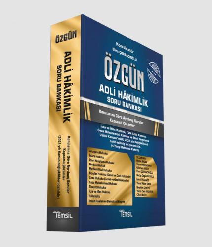 Özgün Adli Hâkimlik Soru Bankası 2021
