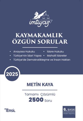 Kaymakamlık Özgün Sorular