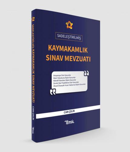 Sadeleştirilmiş Kaymakamlık Sınav Mevzuatı