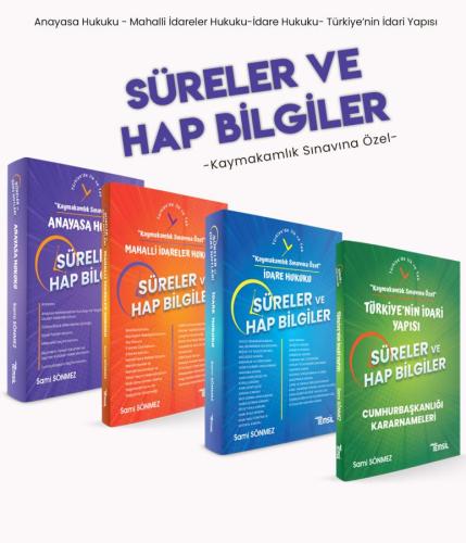 SÜRELER ve HAP BİLGİLER - ÖZEL SET