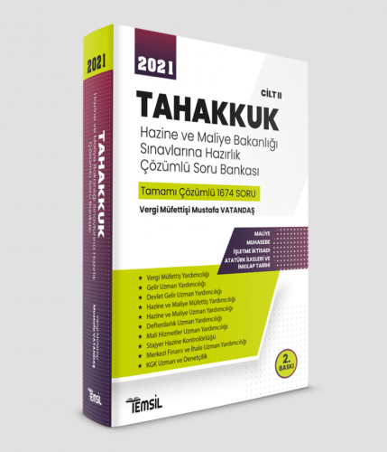 Tahakkuk Hazine ve Maliye Bakanlığı Sınavlarına Hazırlık CİLT II