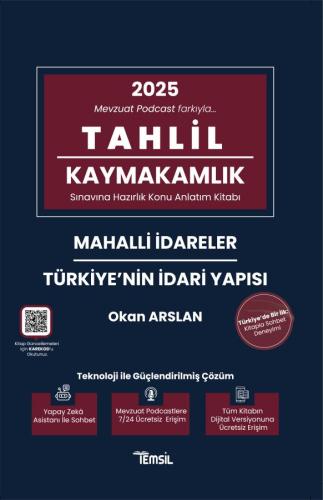 TAHLİL Mahalli İdareler ve Türkiye'nin İdari Yapısı Konu Anlatım Kitab