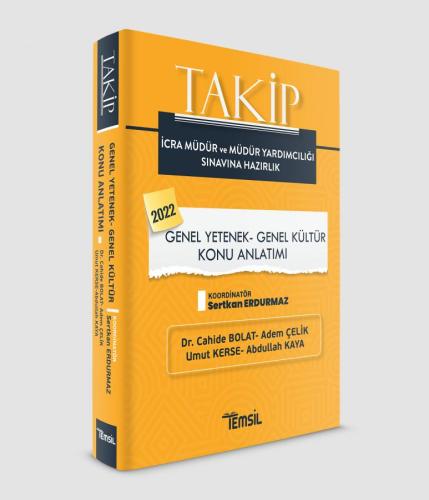 TAKİP Genel Yetenek- Genel Kültür Konu Anlatımı Kitabı