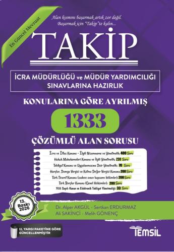 Takip İcra Müdürlüğü ve Müdür Yardımcılığı Sınavı Soru Bankası