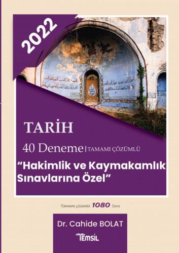 Tarih Tamamı Çözümlü 40 Deneme