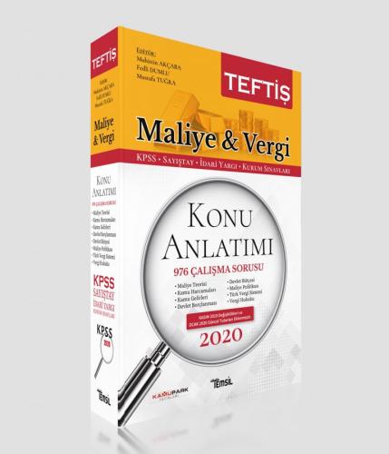 Teftiş Maliye Konu Anlatımı