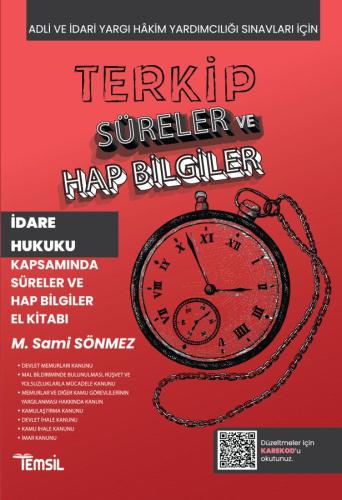 TERKİP İdare Hukuku Kapsamında Süreler ve Hap Bilgiler El Kitabı