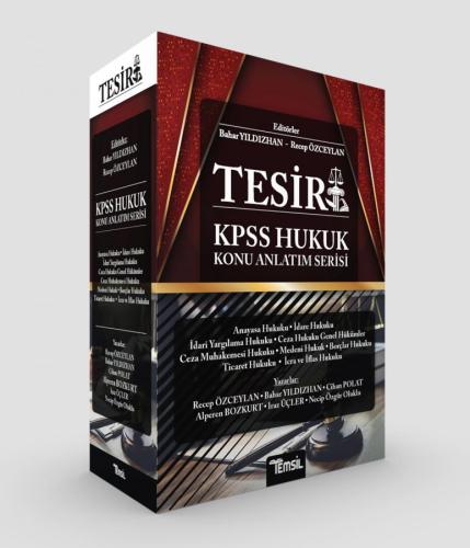 TESİR KPSS HUKUK KONU ANLATIMI SERİSİ