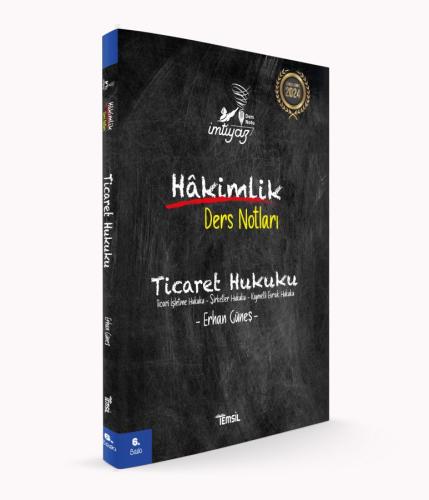 İmtiyaz Hakimlik Ticaret Hukuku Ders Notu