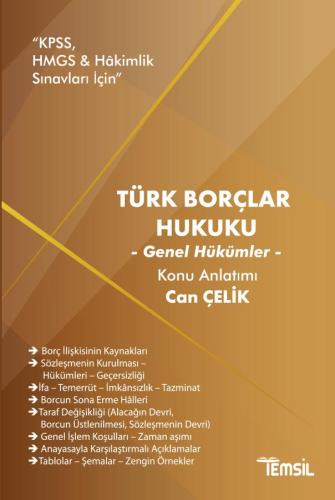 Türk Borçlar Hukuku Genel Hükümler Konu Anlatımı