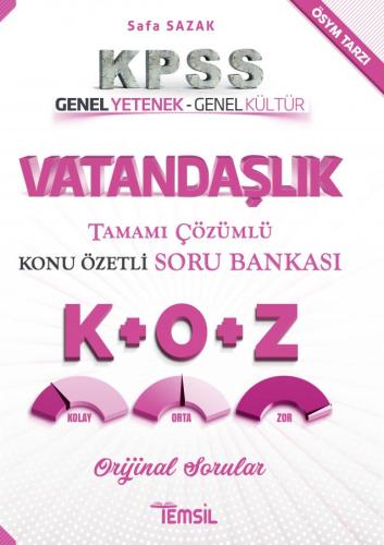 Vatandaşlık Tamamı Çözümlü- Konu Özetli Soru Bankası