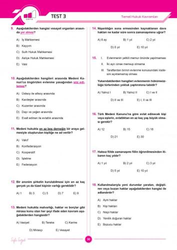 Vatandaşlık Tamamı Çözümlü- Konu Özetli Soru Bankası