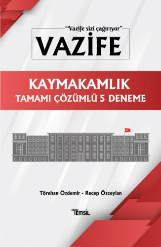 Vazife Kaymakamlık 5 Deneme